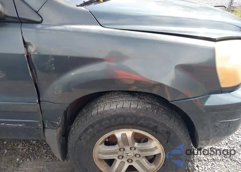 2005 Honda Pilot Ex-L from USA, damaged, VIN 2HKYF18795H552311